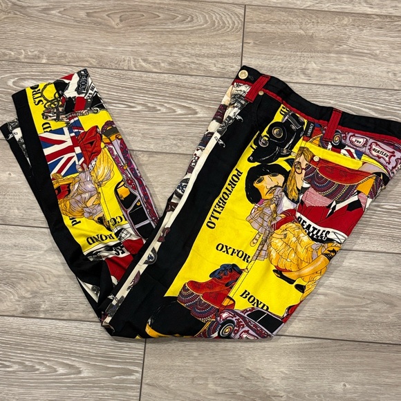 1990s Beatles Versace Jeans Couture Pants - Picture 3 of 10